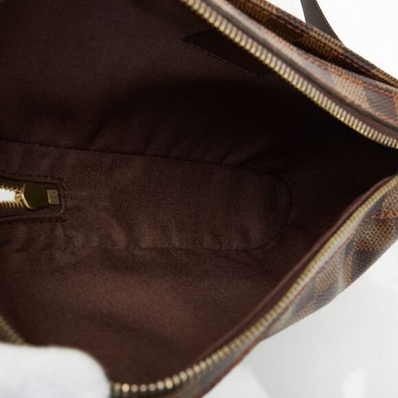 Louis Vuitton Damier Jeronimos Bum Bag Body Bag Waist Bag Brown Leather - Picture 6 of 8